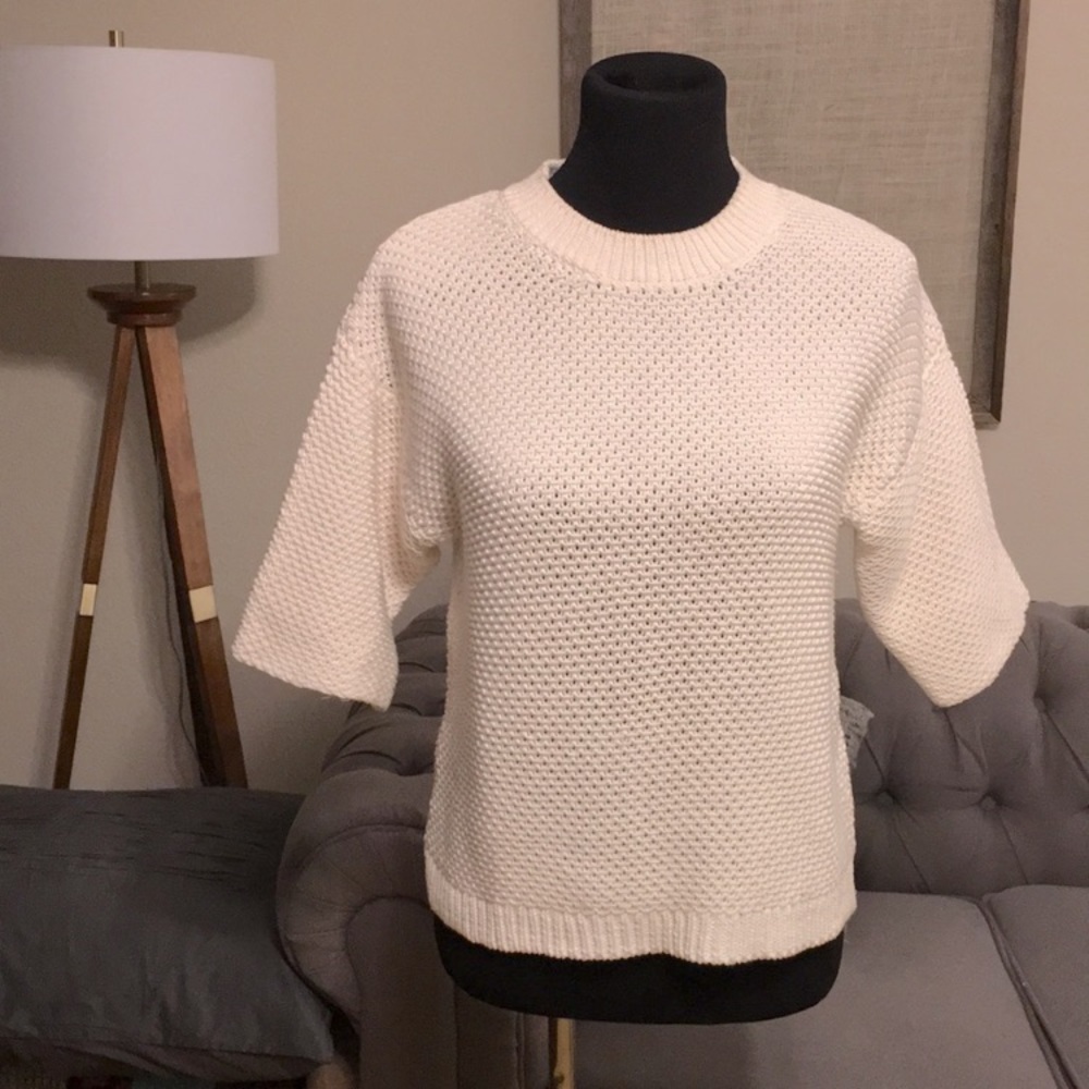 J. Crew woven sweater